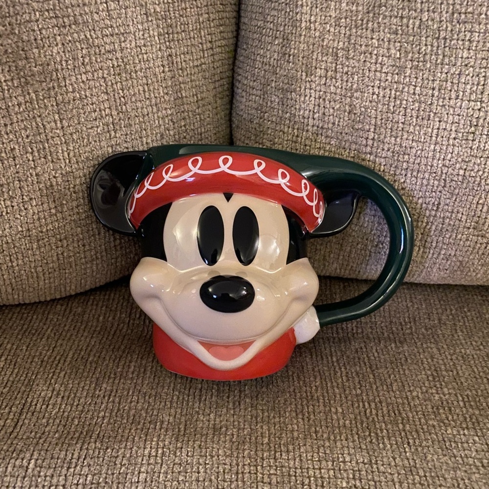 Disney Elf Mickey Mouse Character Christmas Mug